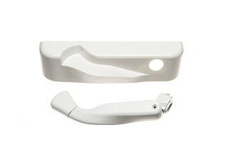 Left Hand Tango Handle / Cover (Black) [Silver Spline] - Truth Encore Operators
