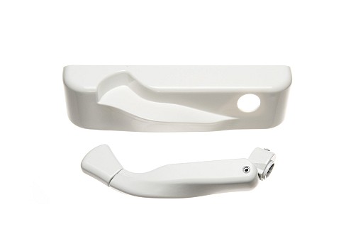 Truth Left Hand Tango Handle / Cover (White) â€“ Silver Spline